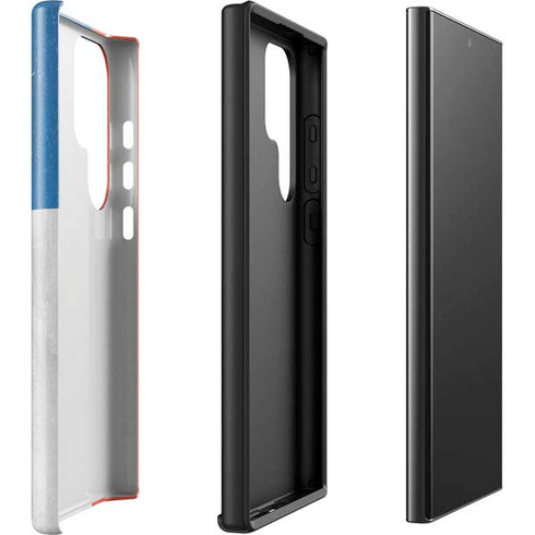 Chile Flag Distressed Galaxy S23 Ultra Pro Case